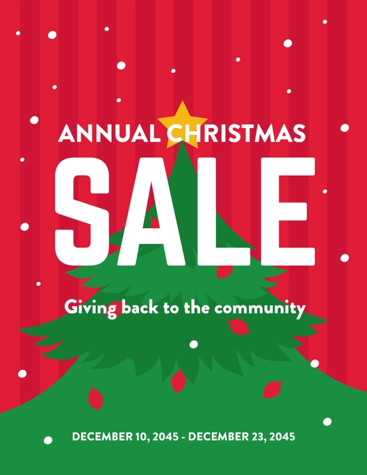 Sale Christmas Flyer