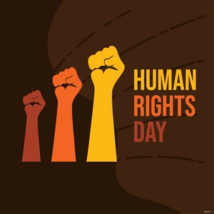 Human Rights Day Celebration Vector