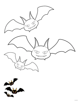 Cute Halloween Coloring Pages