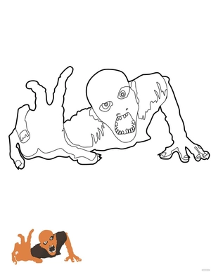 Scary Halloween Coloring Pages