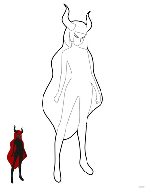 Anime Halloween Coloring Pages