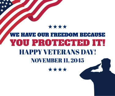 Veterans Day Photo Banner