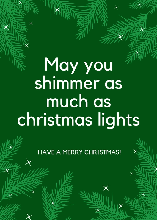 Happy Christmas Greeting Card