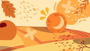 Orange Abstract Background