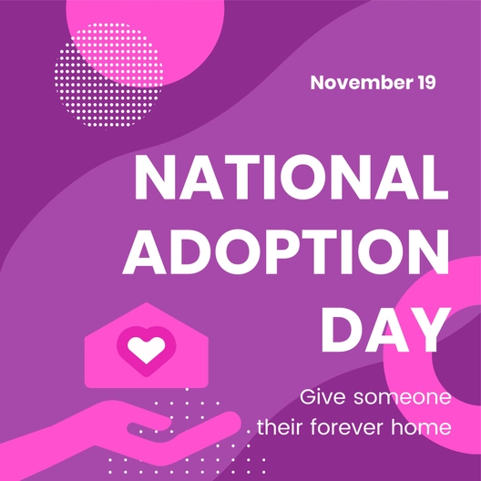 National Adoption Day WhatsApp Post