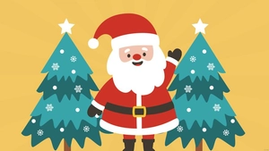 Christmas Yellow Background