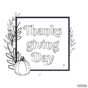 Easy Thanksgiving Day Drawing