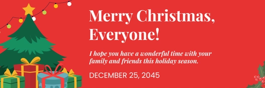 Christmas Twitter Banner