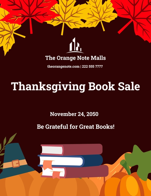 Thanksgiving Day Advertising Flyer
