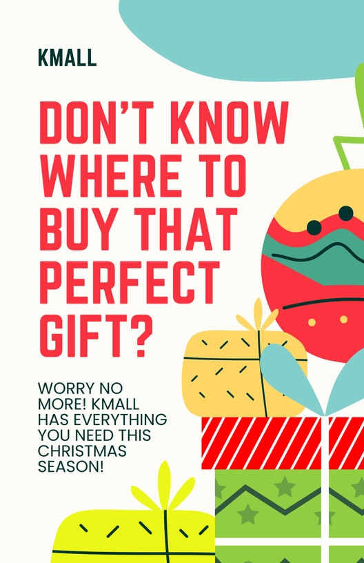 Christmas Advertisement Poster