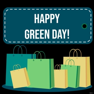 Happy Green Monday Illustration