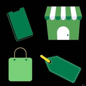 Green Monday Clipart Vector