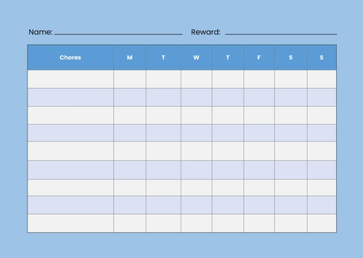 Blank Responsibility Chart Template Blank Responsibility Chart Template