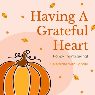 Thanksgiving Day Instagram Post