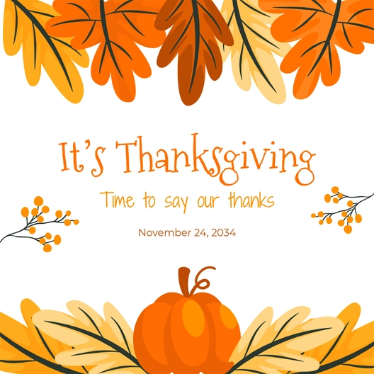 Thanksgiving Day Whatsapp post