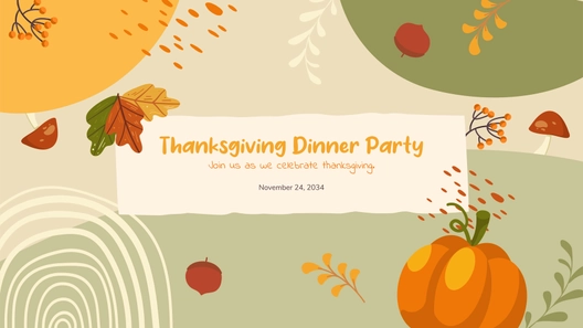 Thanksgiving Day Youtube Banner