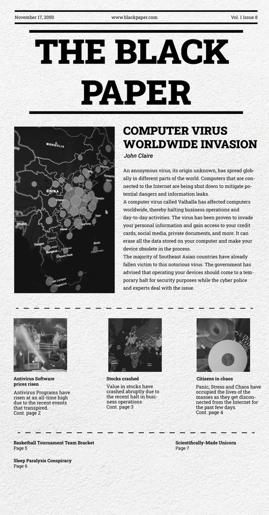 Old Black And White Newspaper Old Black And White Newspaper