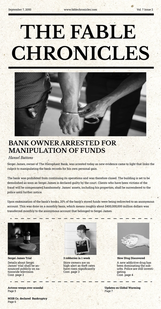 Old Time Newspaper Old Time Newspaper