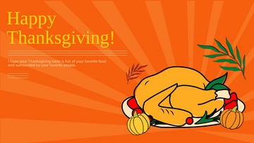 Free Thanksgiving Day Gradient Background Template to Edit Online