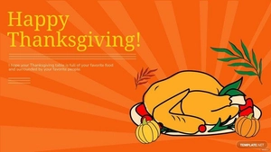 Thanksgiving Day Gradient Background