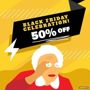 Black Friday Meme Vector