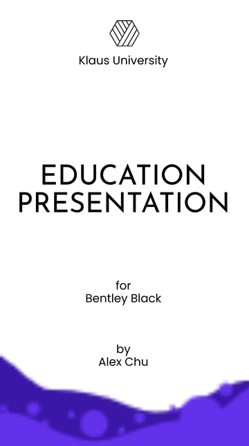Free Education Mobile Presentation Template to Edit Online