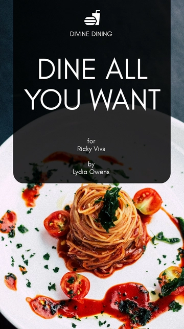 Free Restaurant Promotion Mobile Presentation Template to Edit Online Free Restaurant Promotion Mobile Presentation Template to Edit Online