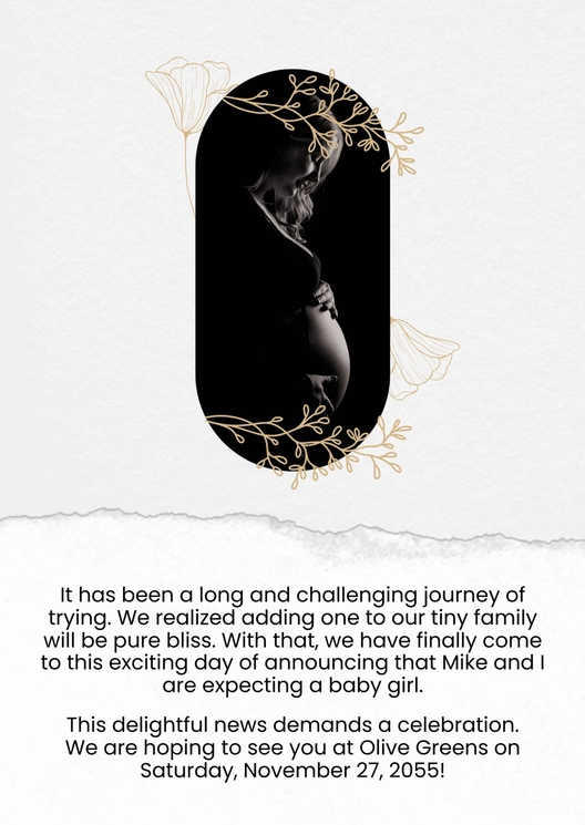 Pregnancy Announcement