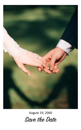 Polaroid Wedding Invitation Template