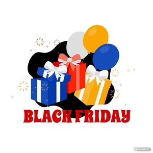 Black Friday Cartoon Clipart