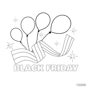 Happy Black Friday Drawing