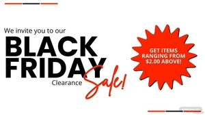 Black Friday Invitation Background