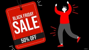 Black Friday Cartoon Background
