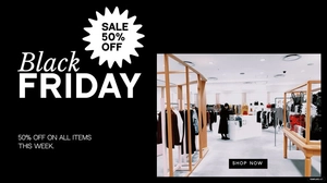 Black Friday Aesthetic Background