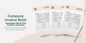 Company Invoice Book Template