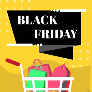 Black Friday Icon Vector