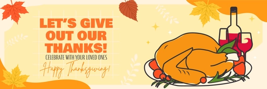 Thanksgiving Day Twitter Banner