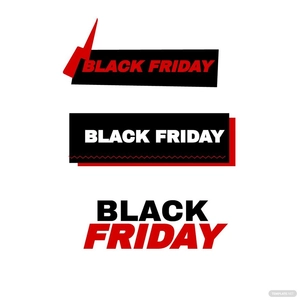 Black Friday Logo Clipart