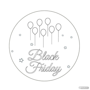 Black Friday Cartoon Drawing
