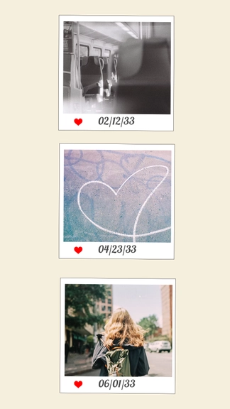 Minimalist Photo Frame Polaroid Template