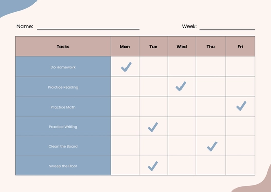 School Responsibility Chart School Responsibility Chart