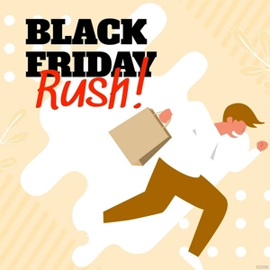 Black Friday Cartoon Vector
