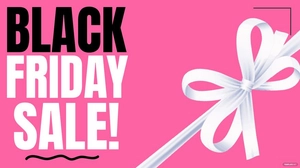 Black Friday Pink Background