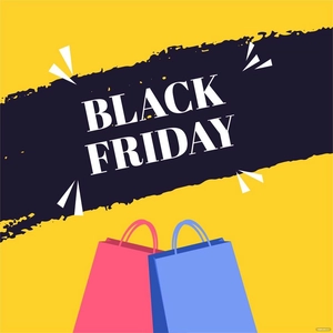 Black Friday Flat Design Vector