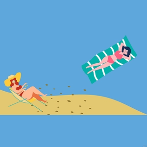 Beach Girly Background