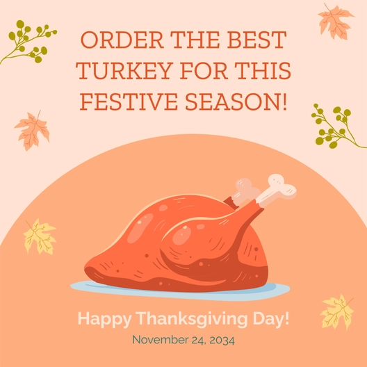 Thanksgiving Day Instagram Ads