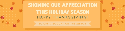 Thanksgiving Day Twitch Banner