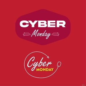 Cyber Monday Logo Vector