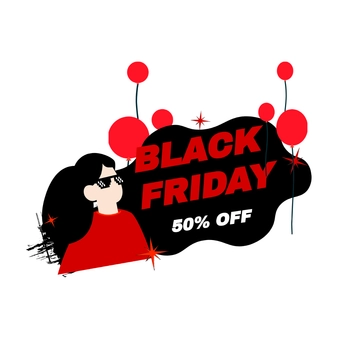 Free Black Friday Design Clipart Template to Edit Online