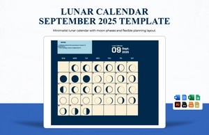 Lunar Calendar September 2025